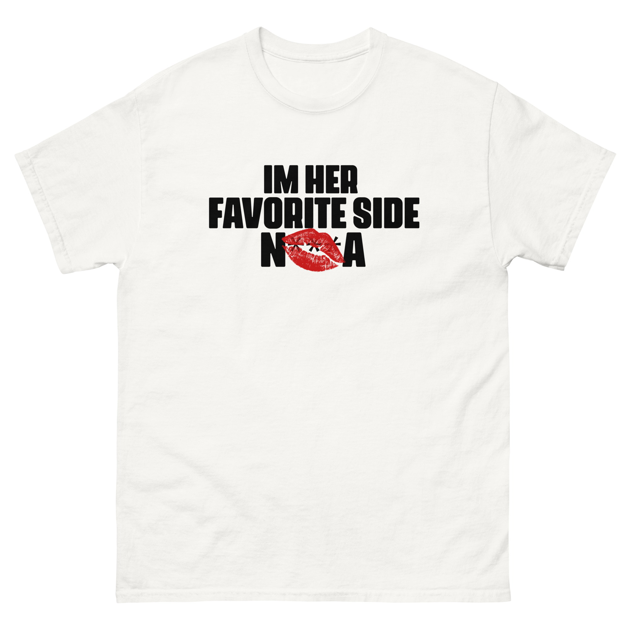 Her Favorite Side Piece Men's classic tee (BLK)